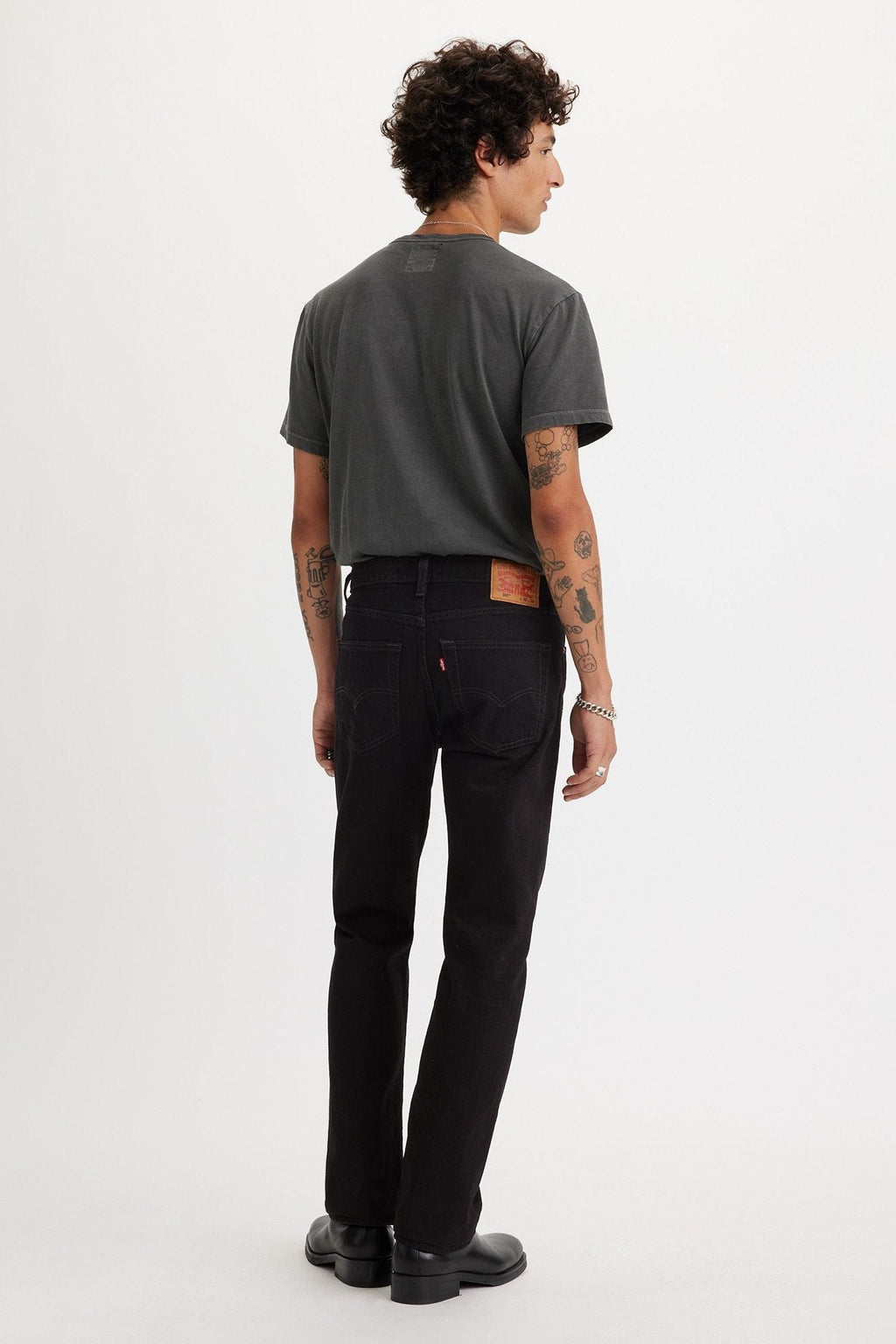 Levis 501 Straight Black Jeans