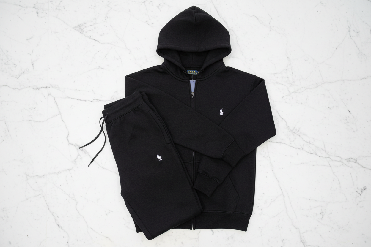 Premium Black Track Suit